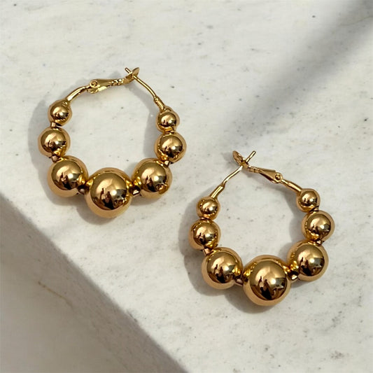 Argollas Sara / Dorado - A059