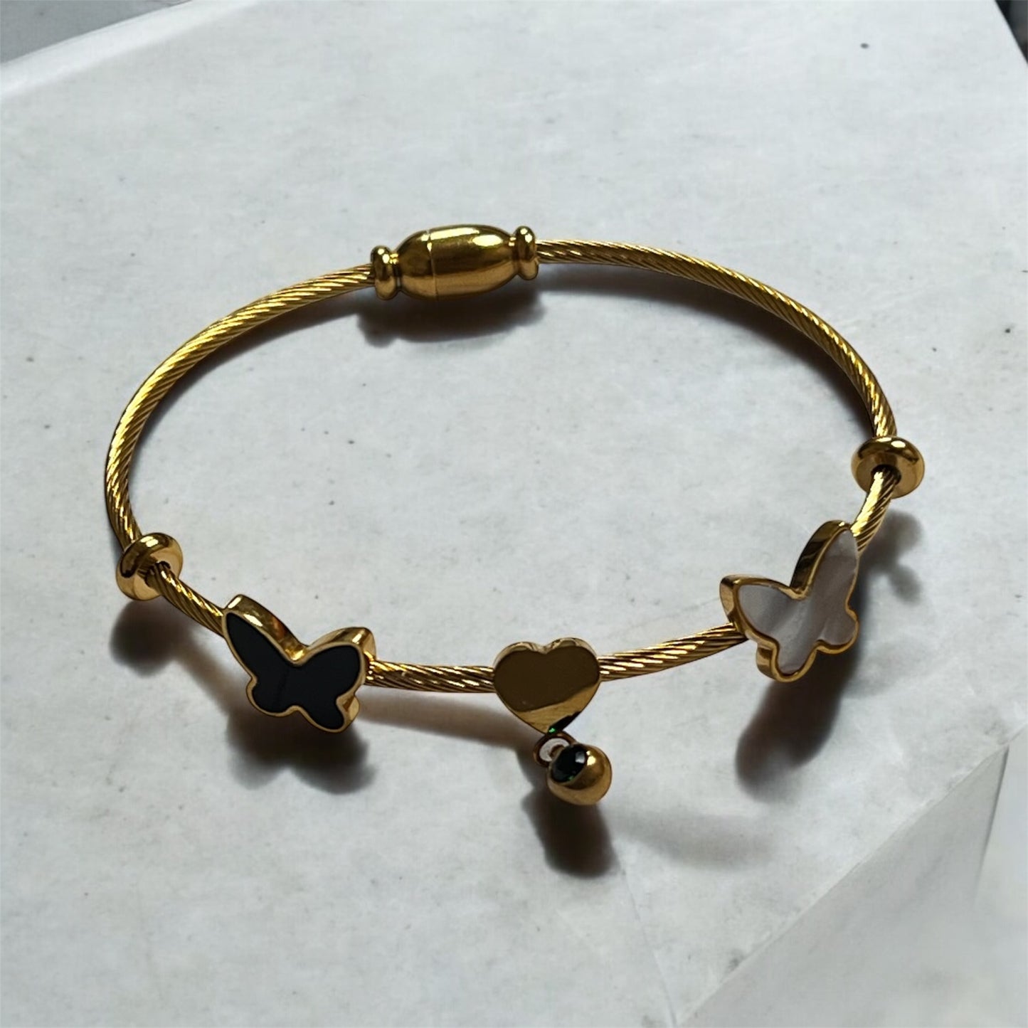 Pulsera Acero - Mariposas