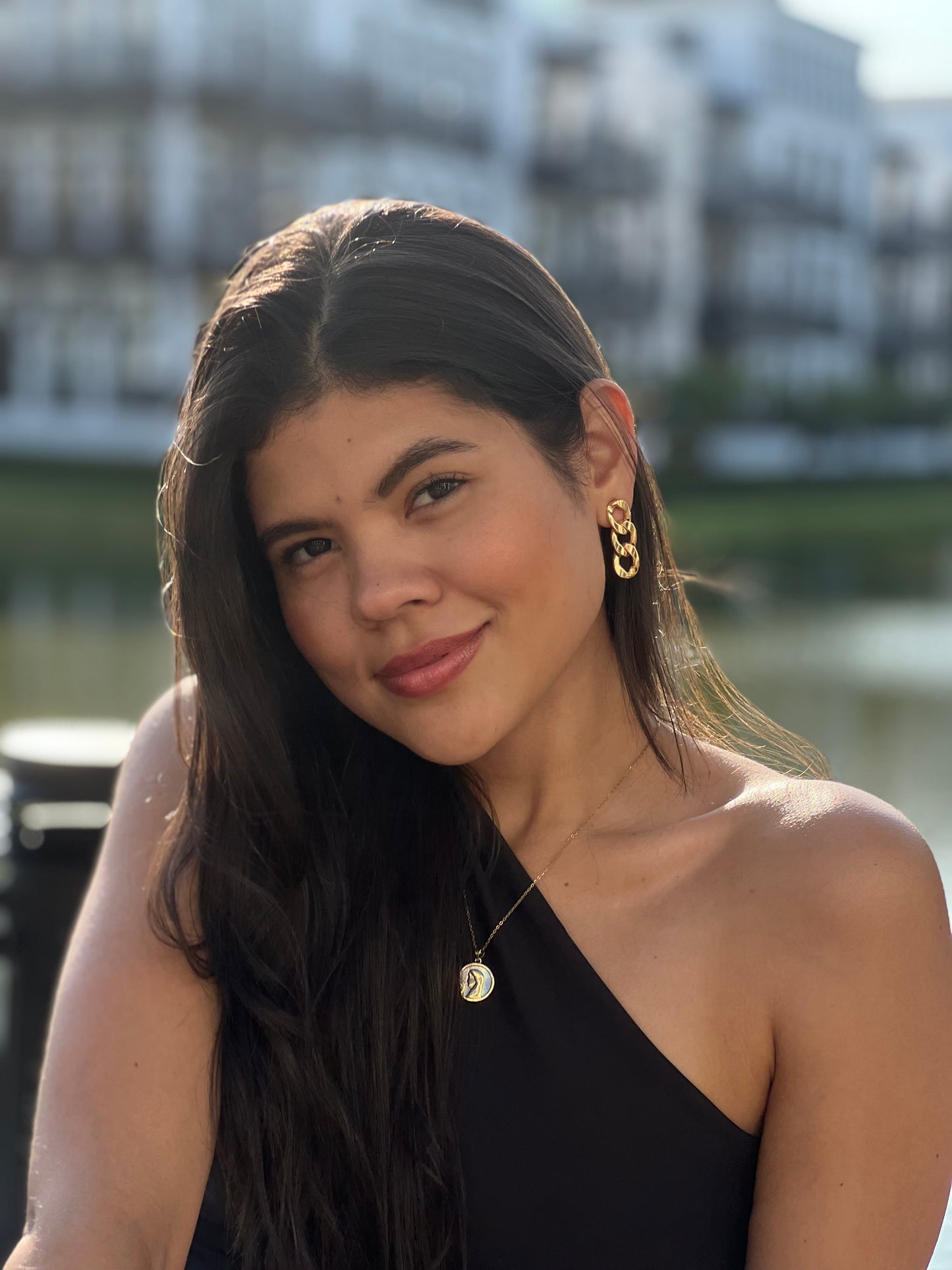 Aretes Cadena - A011