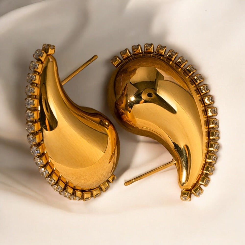 Aretes gota erizo - A084