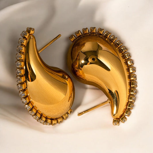 Aretes gota erizo - A084