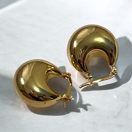 Argollas Canasta / Dorados - A030