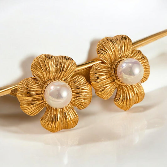 Aretes Zulmara / acero - A001