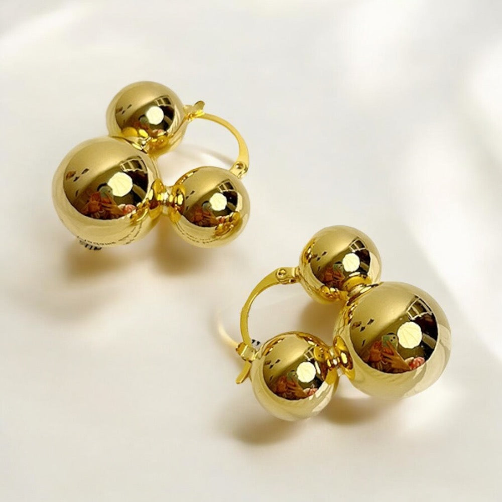 Argollas Mickey / Dorado - A057