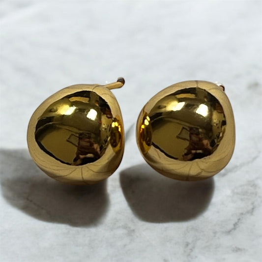 Aretes Boli doradas