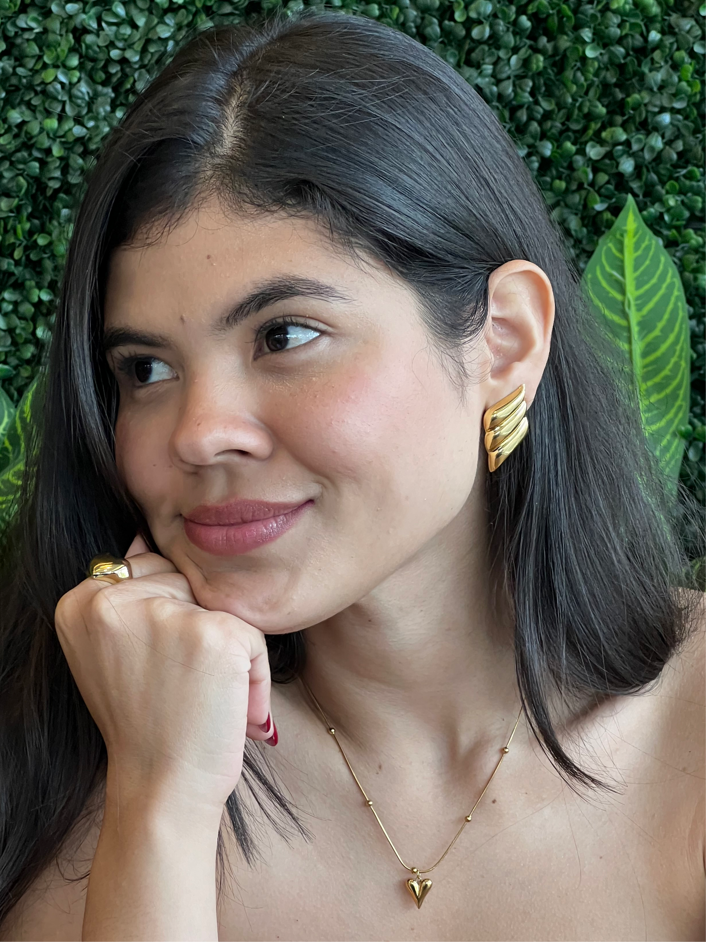 Collar corazón flecha - C009