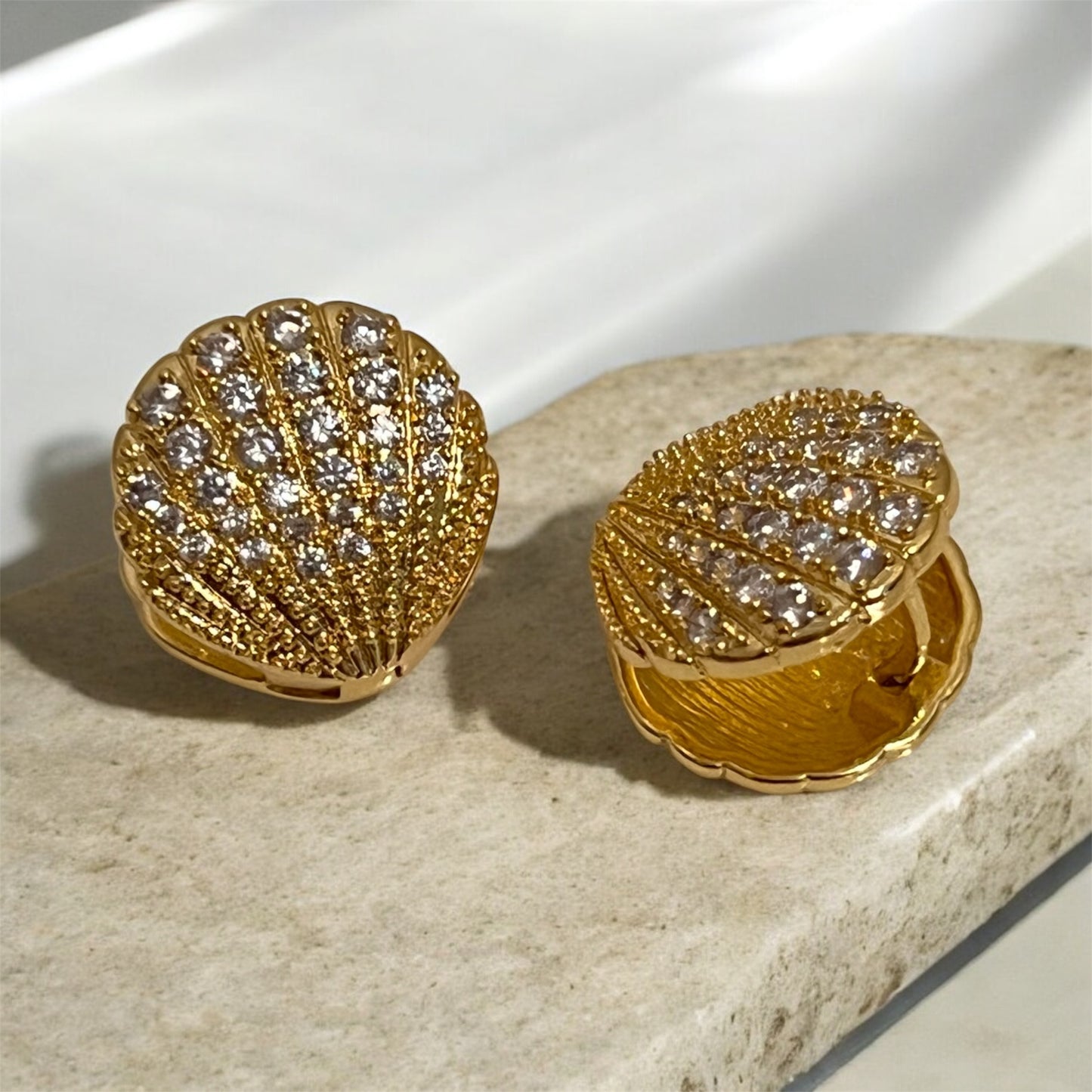 Aretes Conchita brillosa  - A078