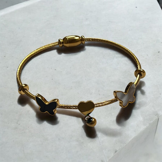 Pulsera Acero - Mariposas