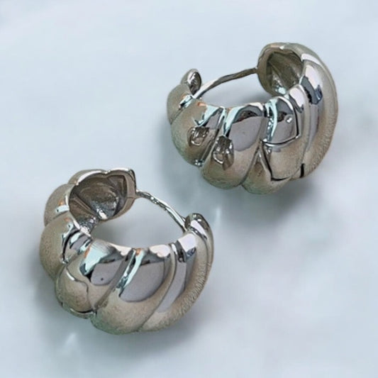 Argollas Majito / Plateado - A031