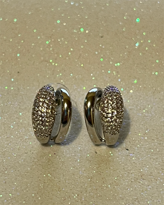 B171 - Aretes plateados